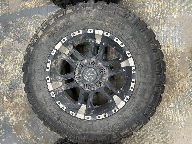 LT 265/70/17 MICKEY THOMPSON BAJA LEGEND EXP WITH PANTER OFF ROAD WHEELS 